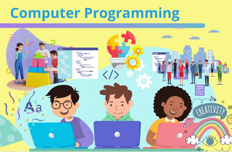 Kinder programmieren am Computer
